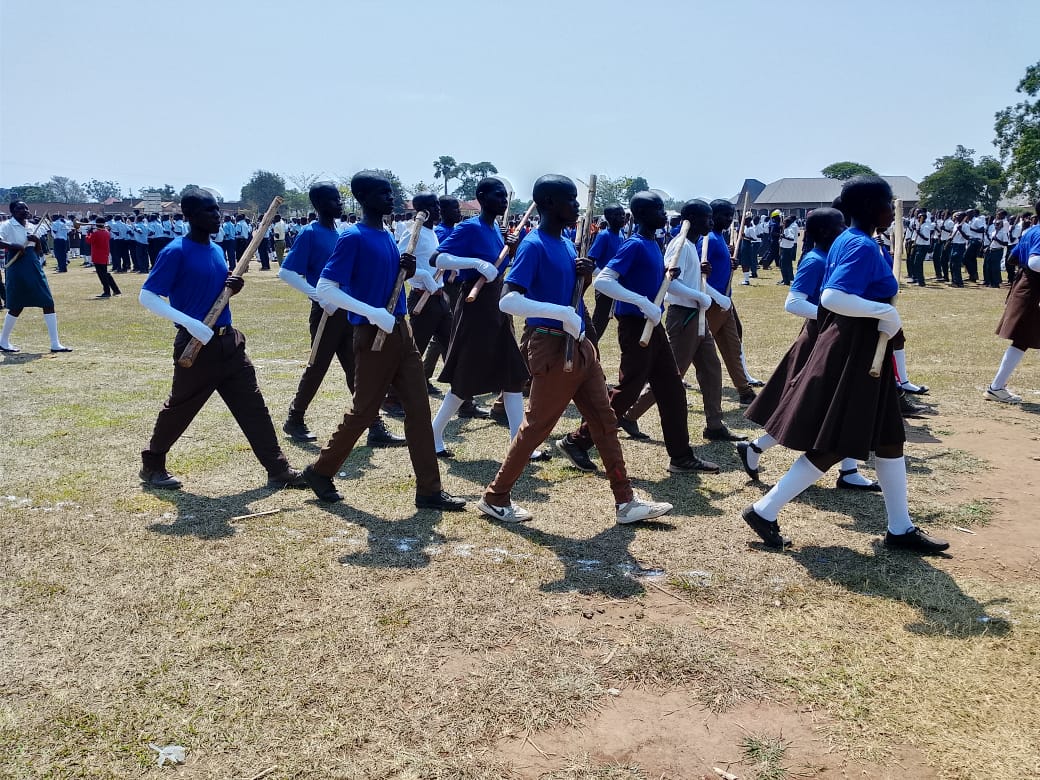 Learners participating in a patriotism activity
